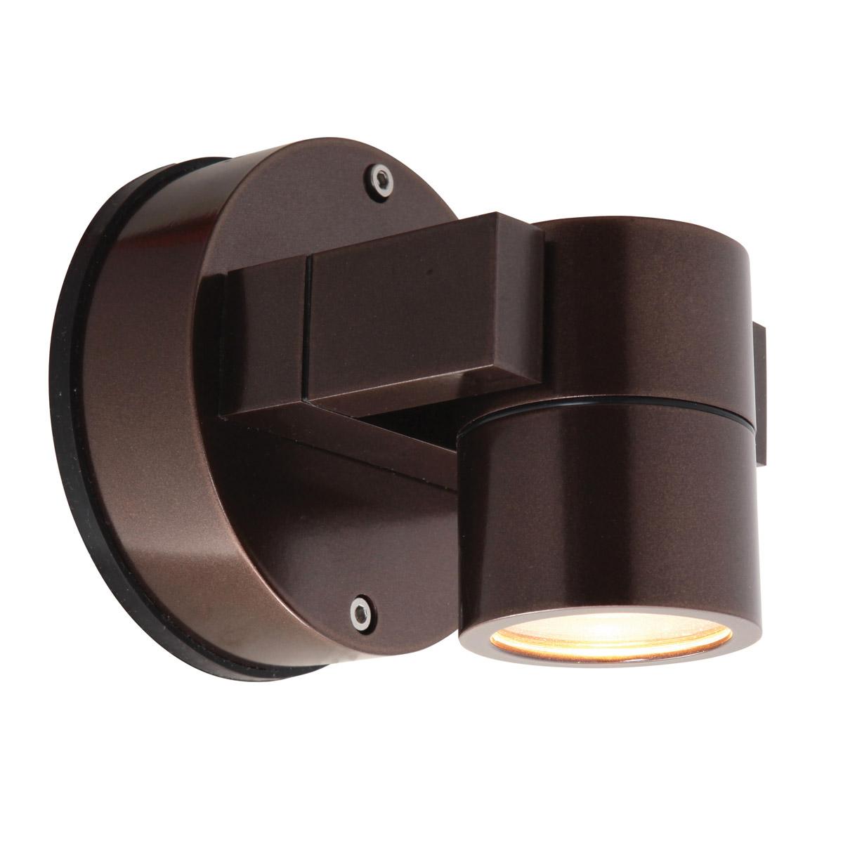 KO 5" 1 Light LED Outdoor Cylinder Swing Arm Wall Sconce