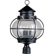 Portsmouth 22" 3-Light Outdoor Pole/Post Lantern, Oil Rubbed Bronze Finish - Bees Lighting
