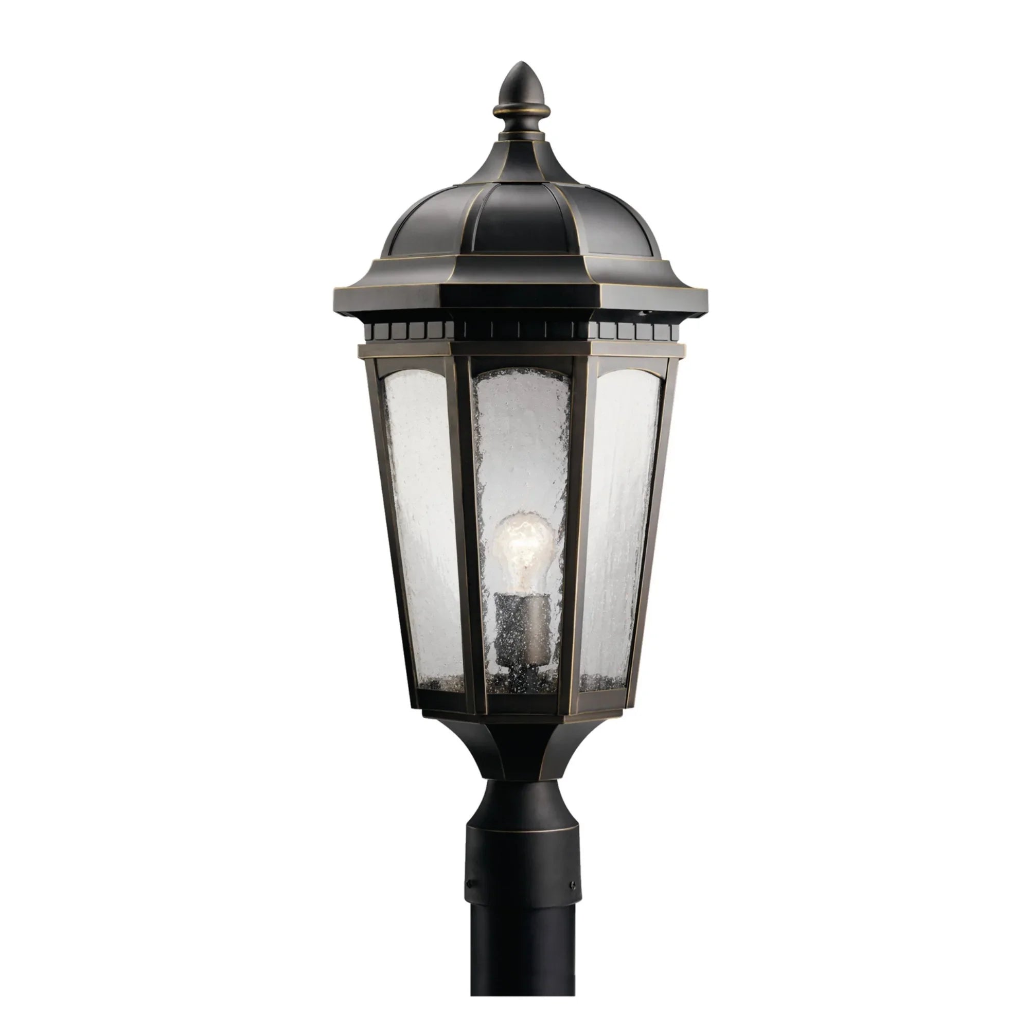Courtyard 24" Outdoor Post Light, Rubbed Bronze Finish - Bees Lighting