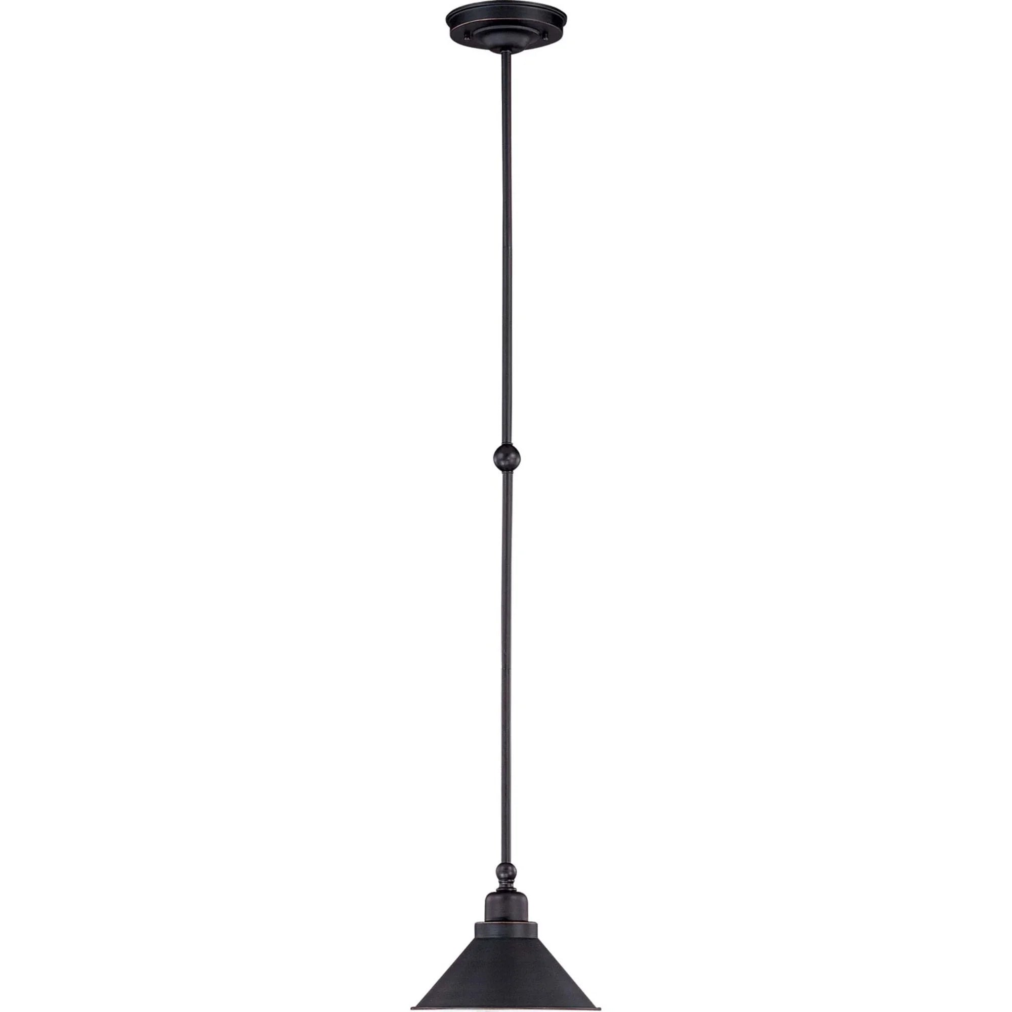 Bridgeview 9" Mini Pendant, Bronze Finish - Bees Lighting