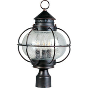 Portsmouth 16" 3-Light Outdoor Pole/Post Lantern, Oil Rubbed Bronze Finish - Bees Lighting
