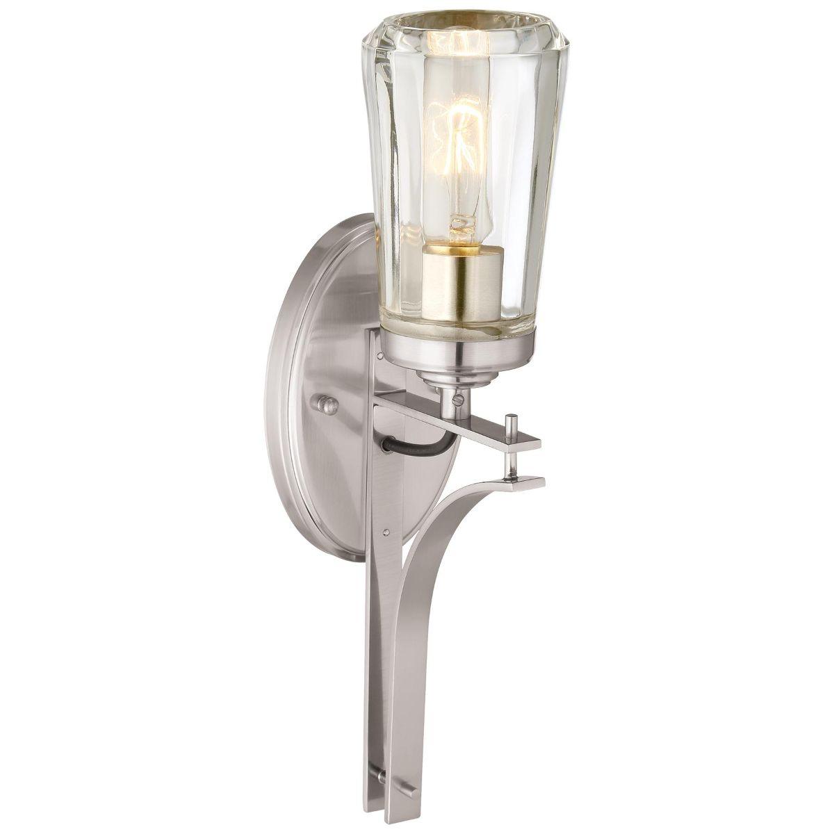 Poleis 16 in. Wall Sconce Brushed Nickel finish - Bees Lighting