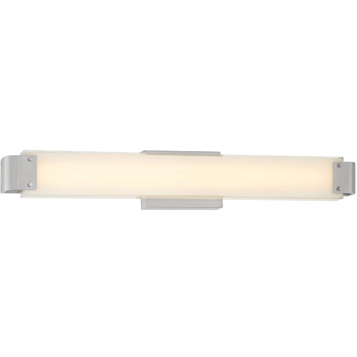 Round-A-Bout 30 in. LED Bath Bar Brushed Nickel finish - Bees Lighting