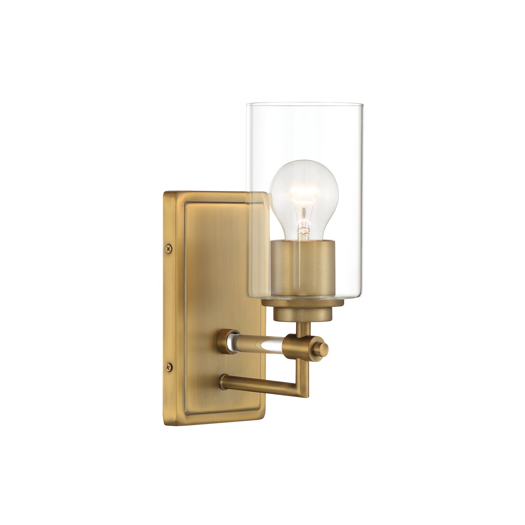 Binsley 11" 1 Light Wall Sconce Brass Finish - Bees Lighting