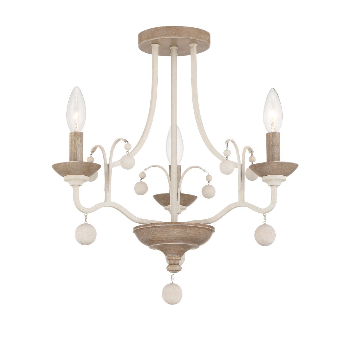 Colonial Charm Semi flush Mount Light