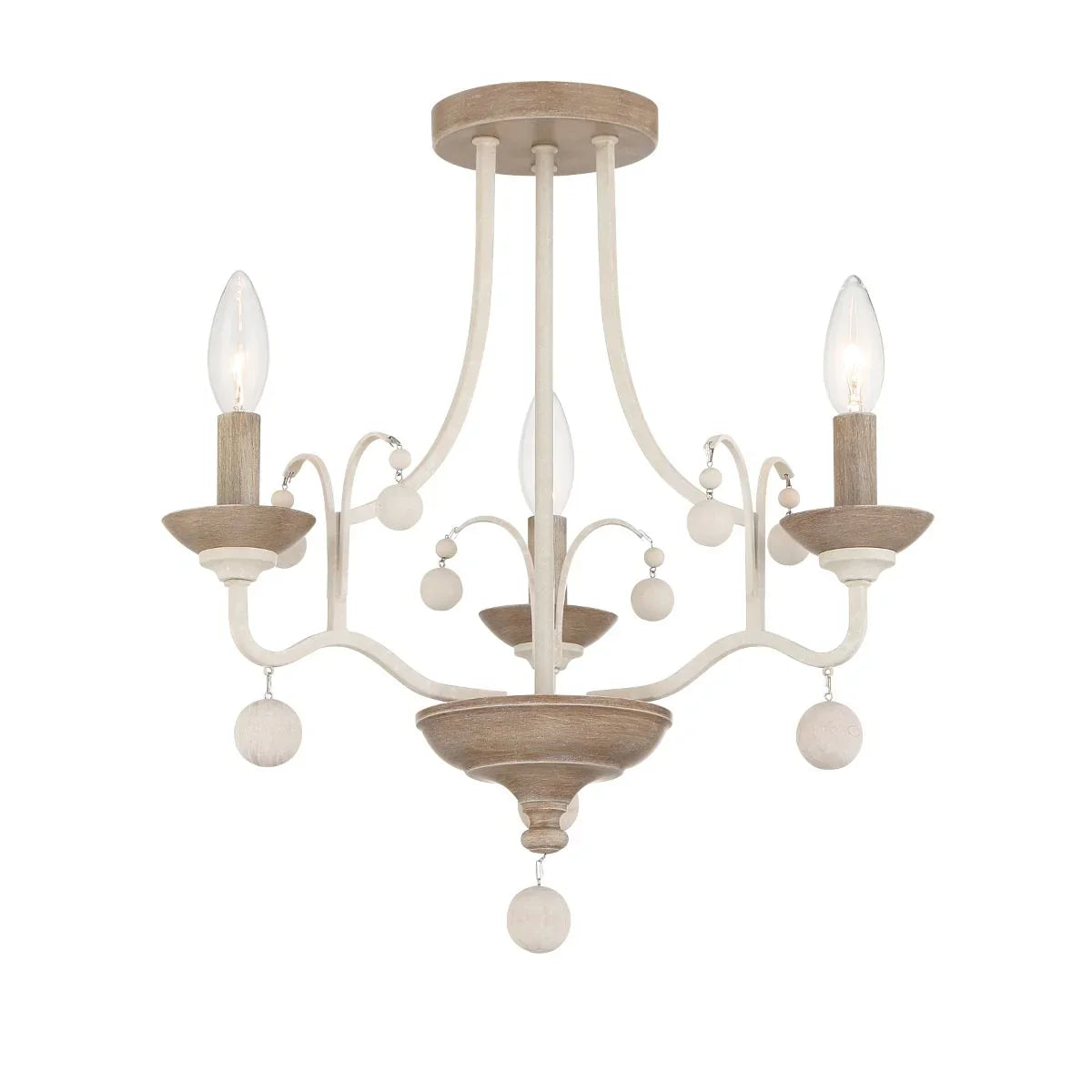 Colonial Charm Semi flush Mount Light - Bees Lighting