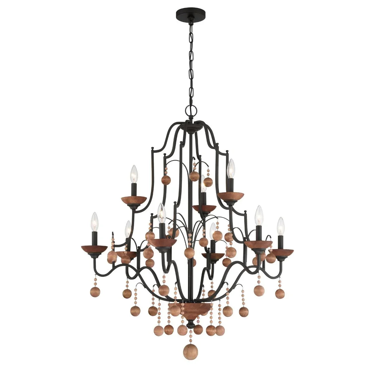 Colonial Charm Chandelier - Bees Lighting