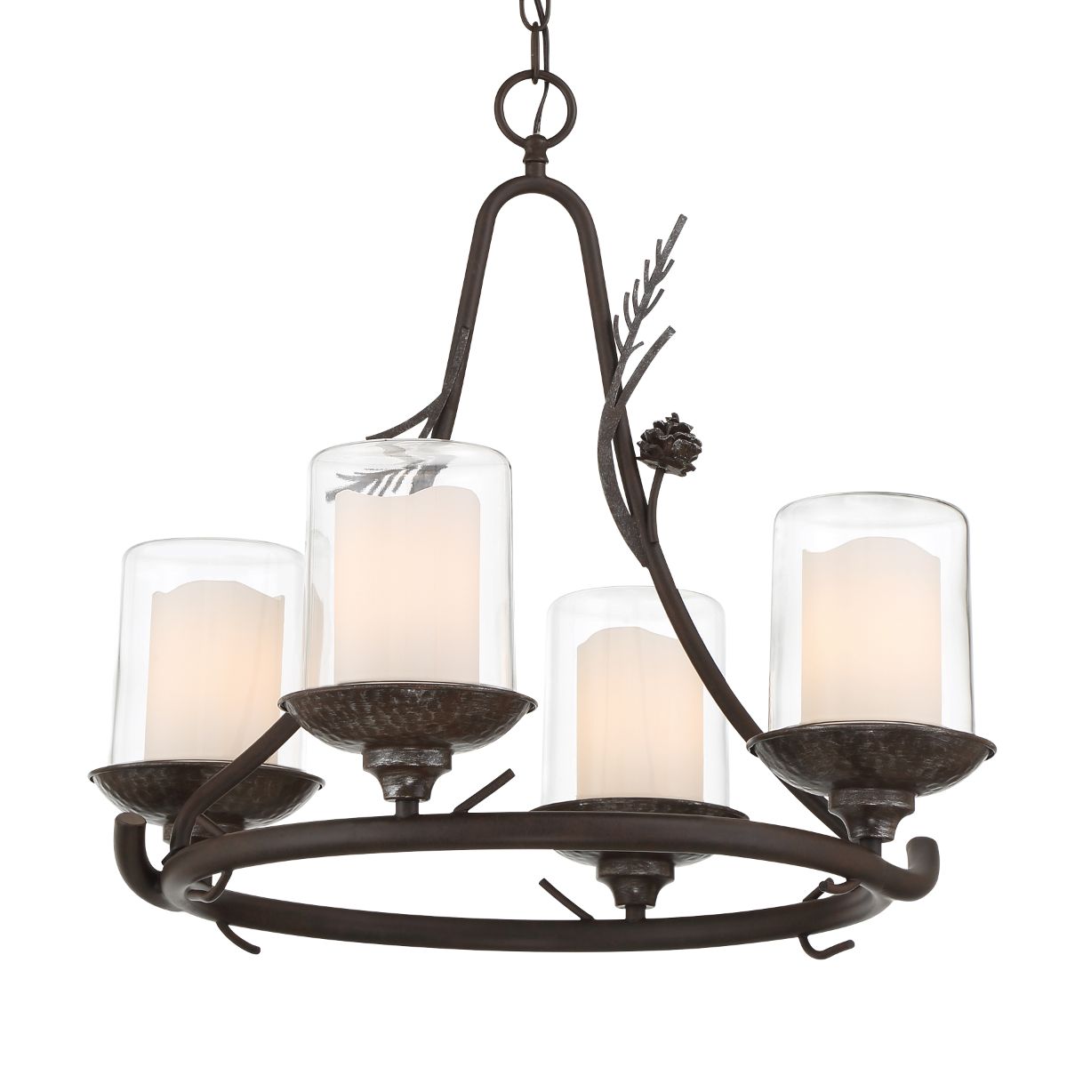 Ponderosa Ridge Chandelier - Bees Lighting