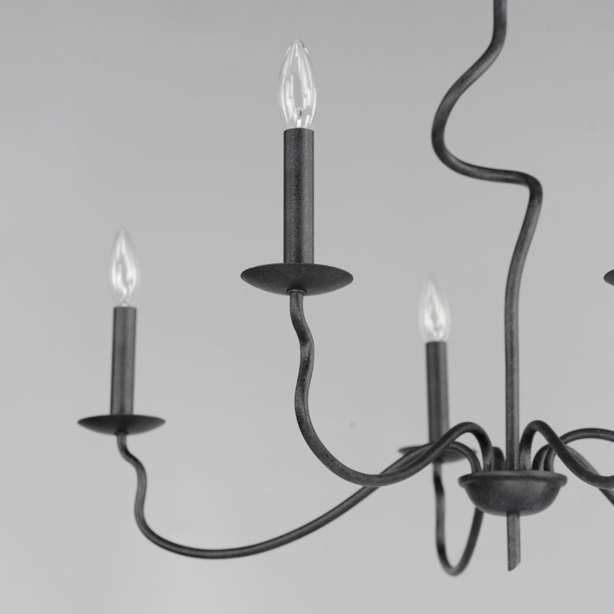 Padrona 33 in. 6 lights Chandelier Black Oxide finish - Bees Lighting