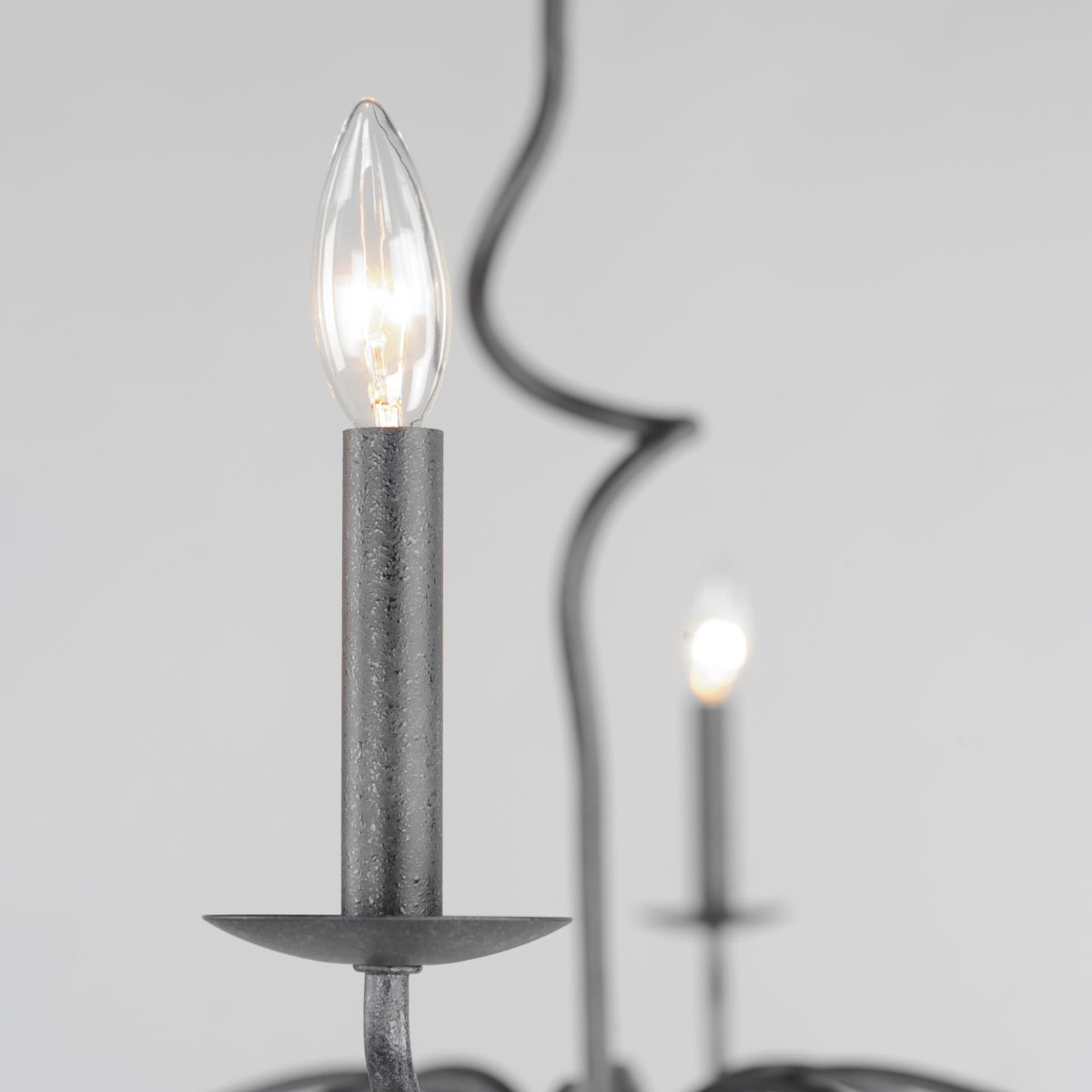 Padrona 33 in. 6 lights Chandelier Black Oxide finish - Bees Lighting