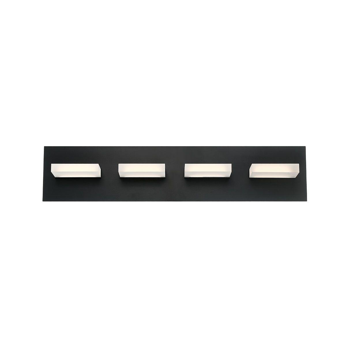 Olson 24 in. 4 Lights LED Wall Light Black finish - Bees Lighting