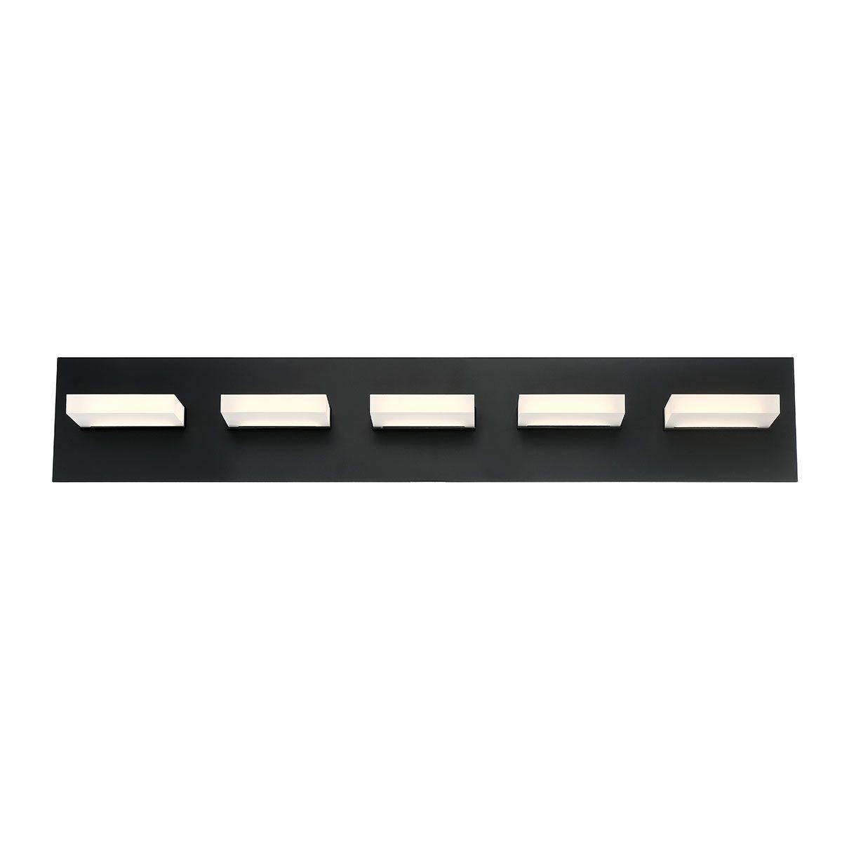 Olson 30 in. 5 Lights LED Wall Light Black finish - Bees Lighting