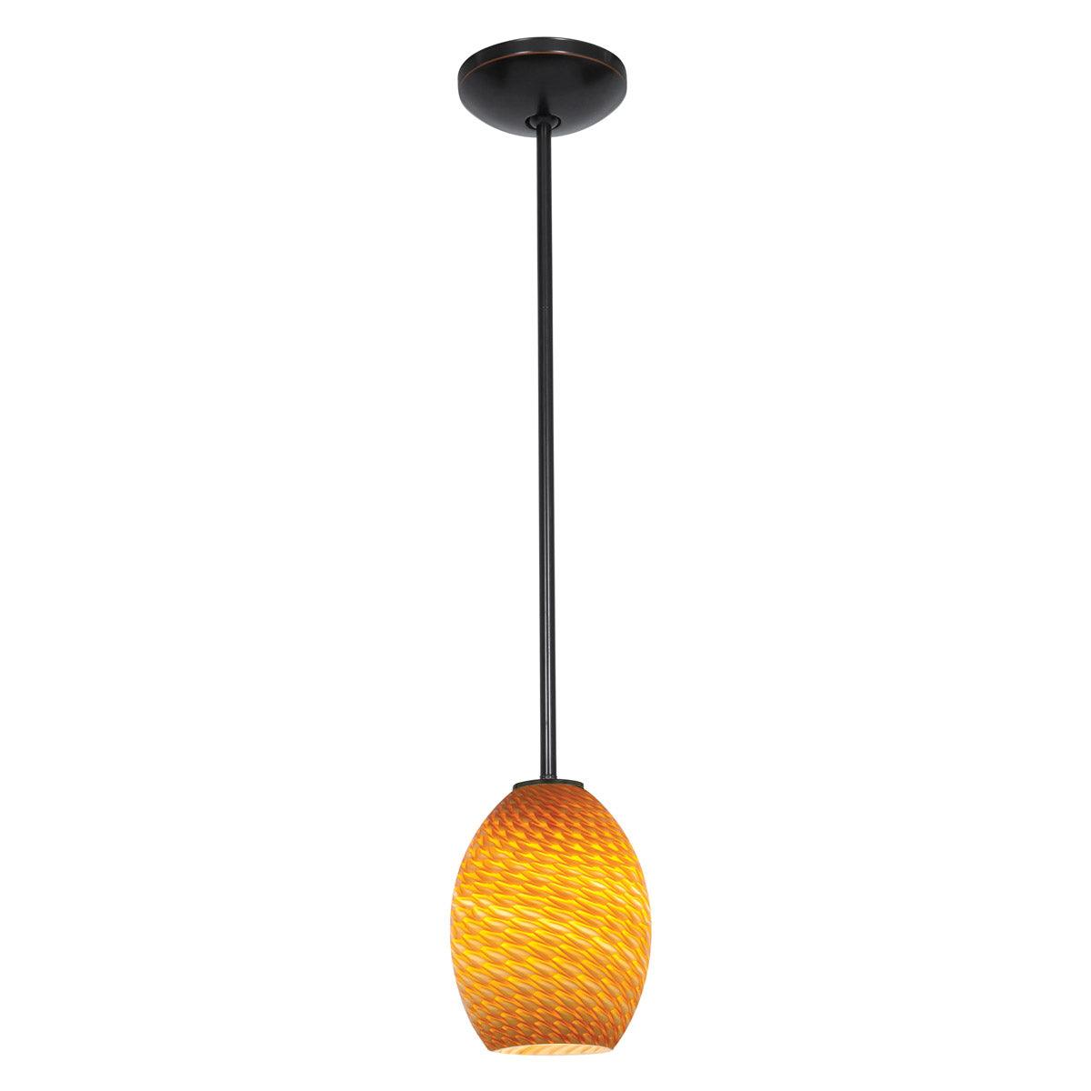 Brandy FireBird 6 in. Bell LED Pendant Light - Bees Lighting