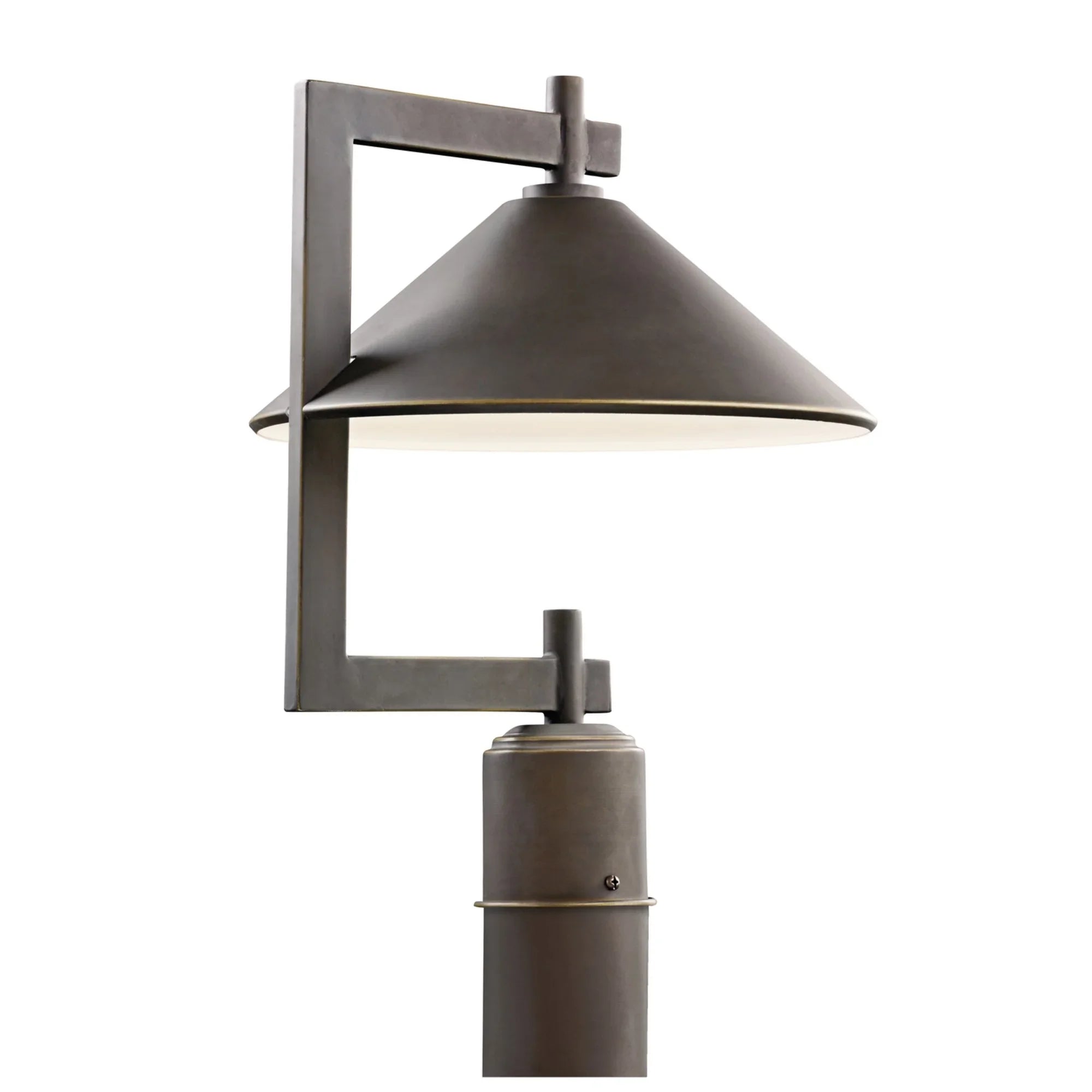 Ripley 16" Outdoor Post Light, Olde Bronze Finish - Bees Lighting