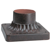 6" Pier Mount, Corona Bronze Finish - Bees Lighting