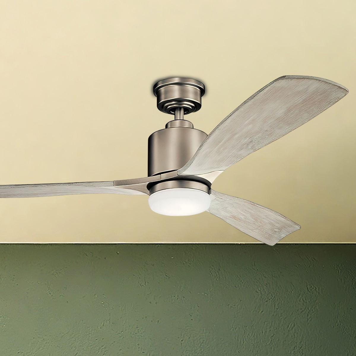 Ridley II 52" Indoor LED Ceiling Fan - Bees Lighting