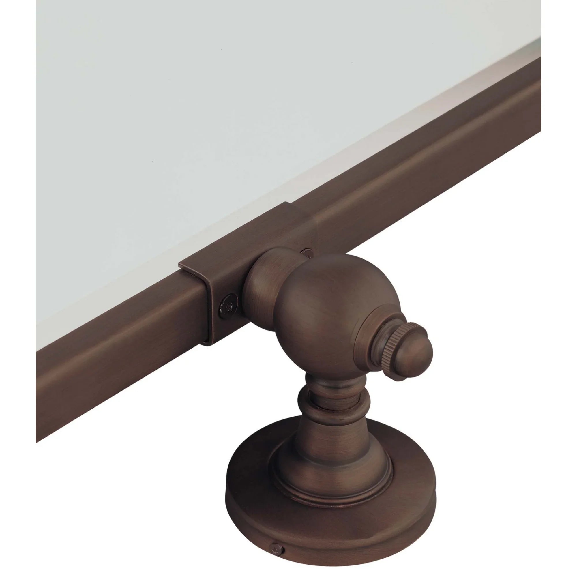 Pivoting Mirrors 24.25" x 23.5" Beveled Rectangle Mirror, Dark Brushed Bronze Finish - Bees Lighting