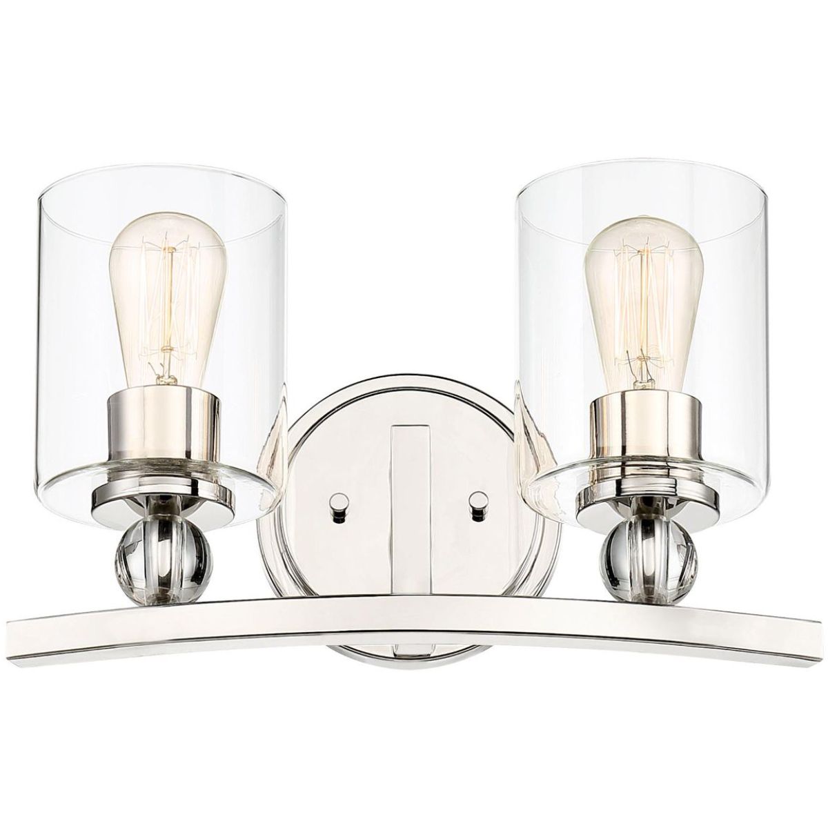 Studio 5 16 in. 2 Lights Vanity Light Polished Nickel finish - Bees Lighting