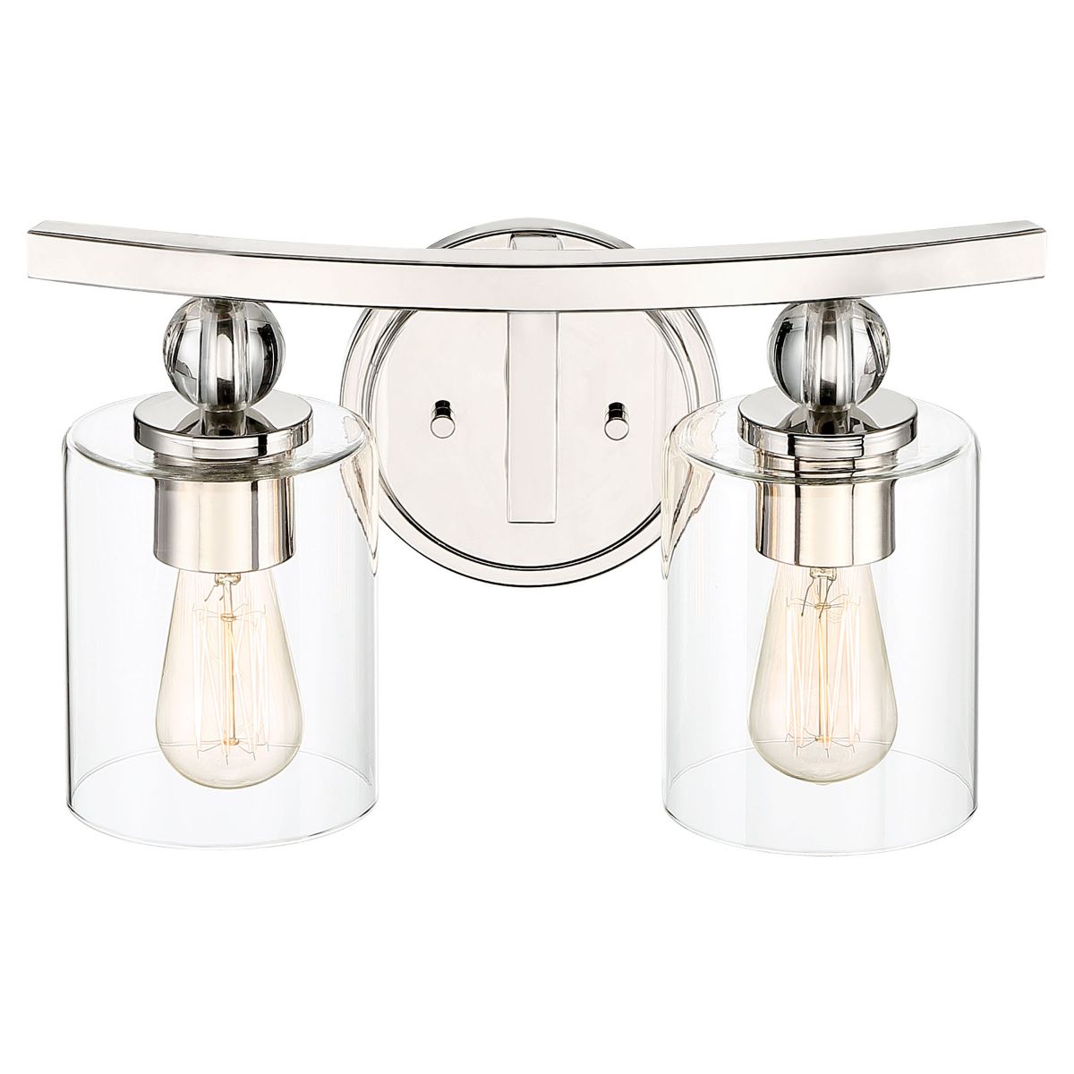 Studio 5 16 in. 2 Lights Vanity Light Polished Nickel finish - Bees Lighting