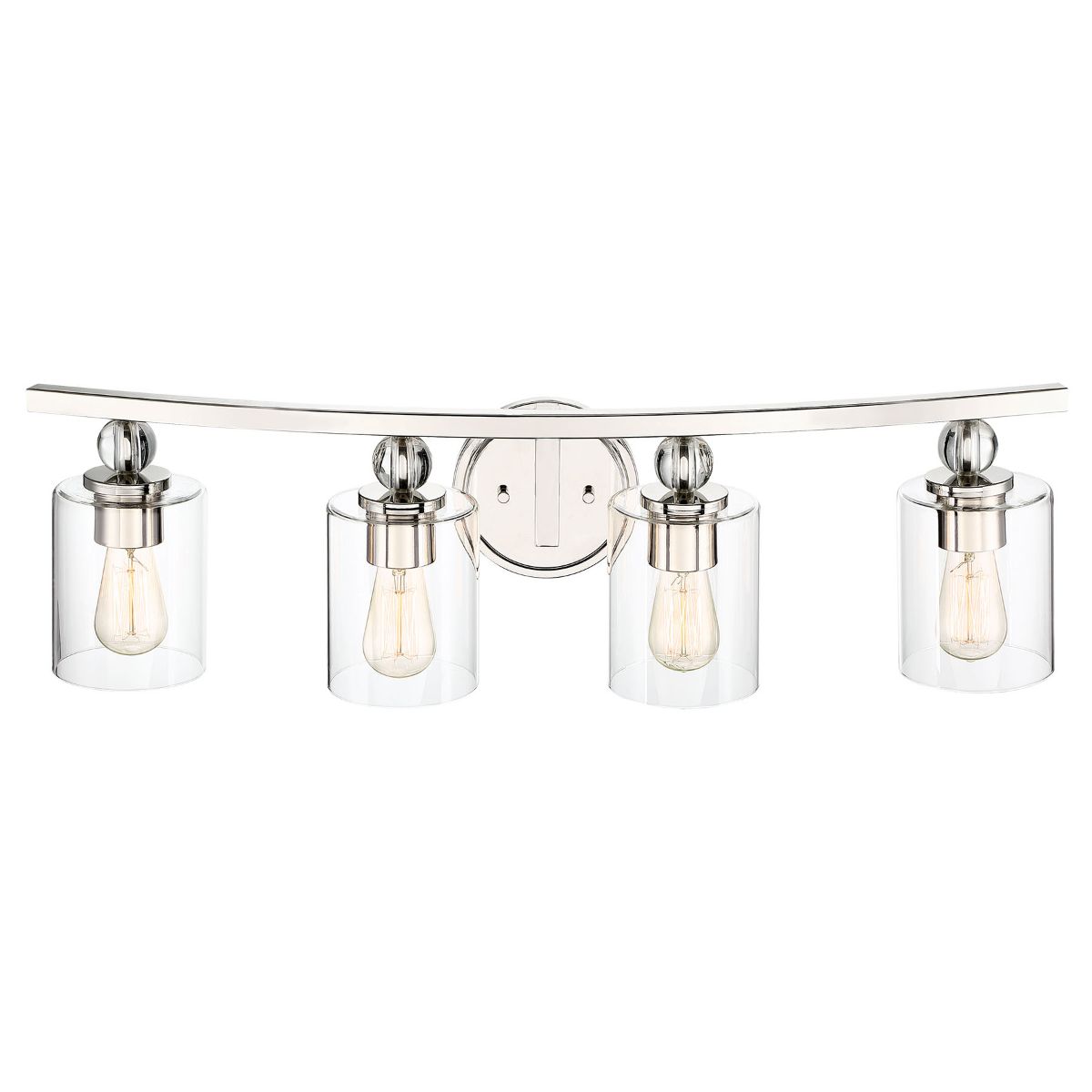 Studio 5 33 in. 4 Lights Vanity Light Polished Nickel finish - Bees Lighting