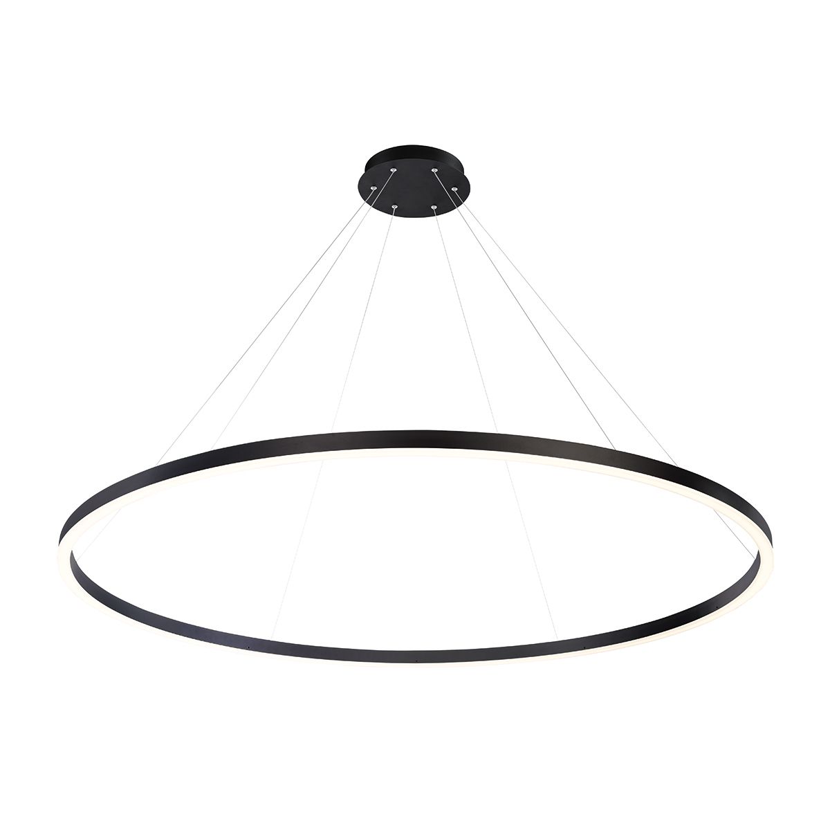 Spunto 61 in. LED Chandelier Black Finish - Bees Lighting