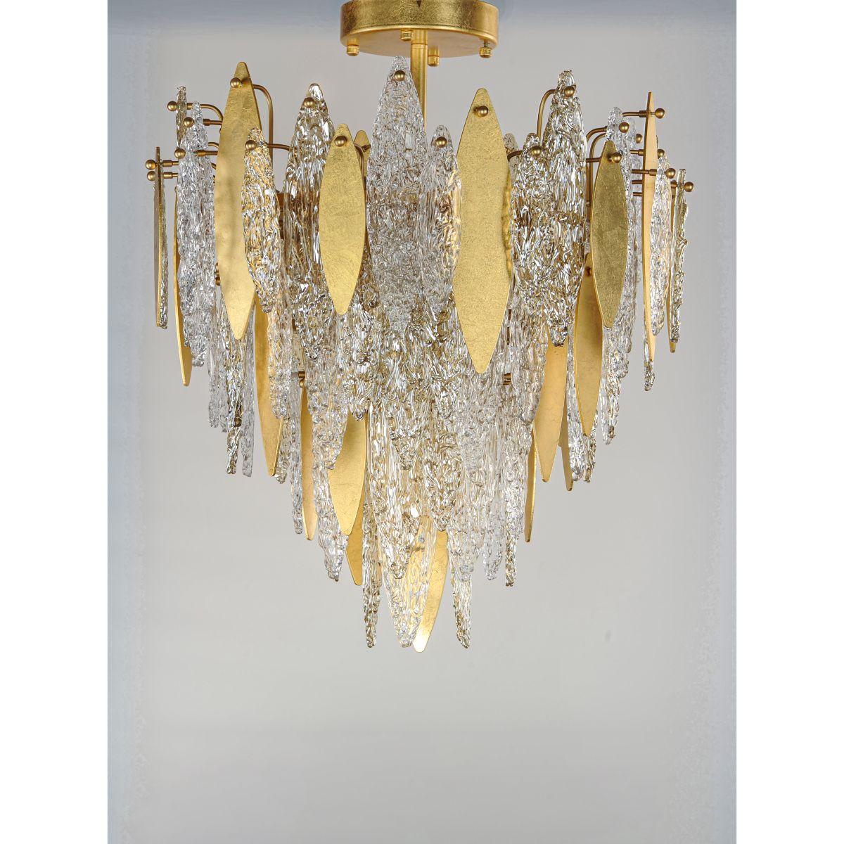 Majestic 29 in. Flush Mount Light Gold Finish - Bees Lighting