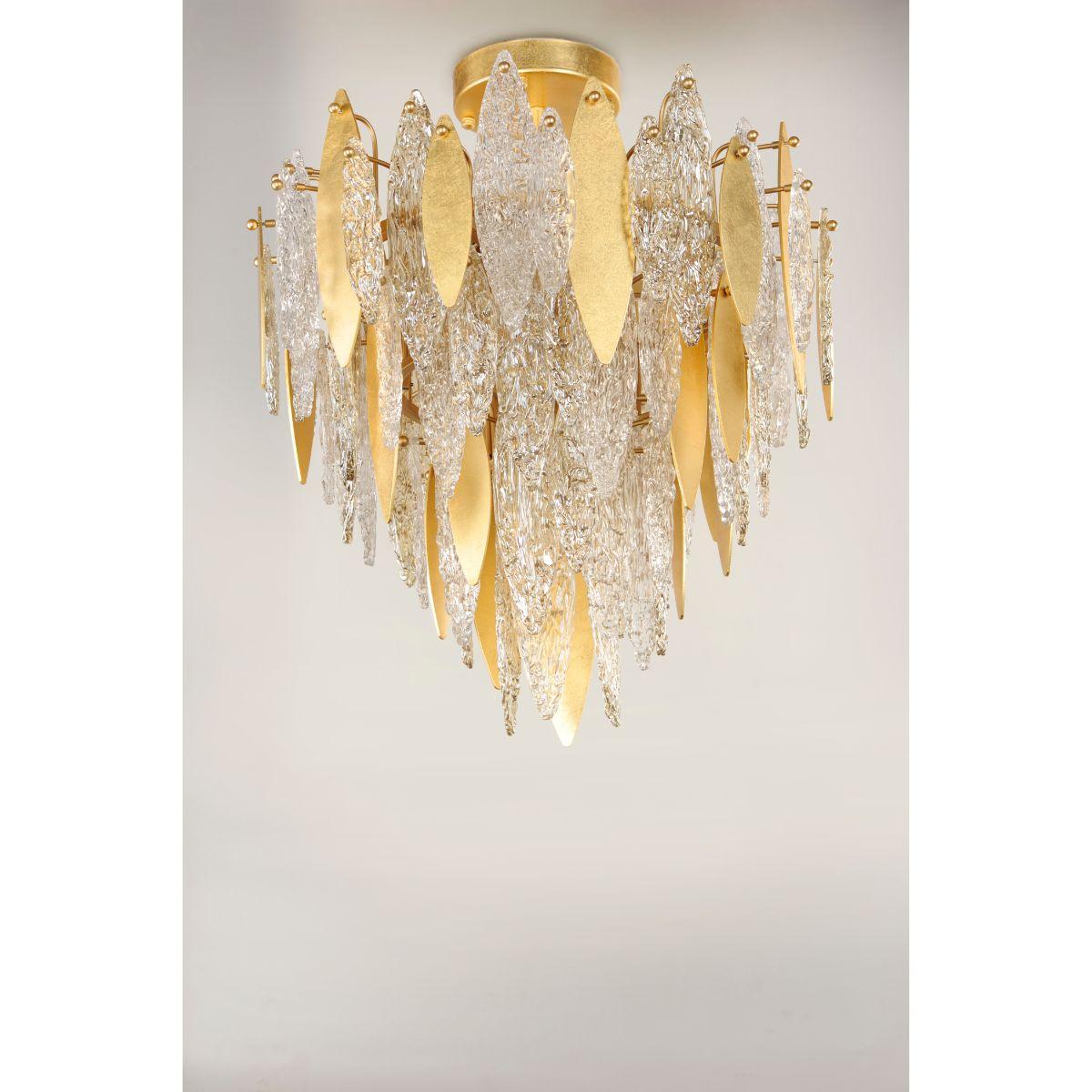 Majestic 29 in. Flush Mount Light Gold Finish - Bees Lighting