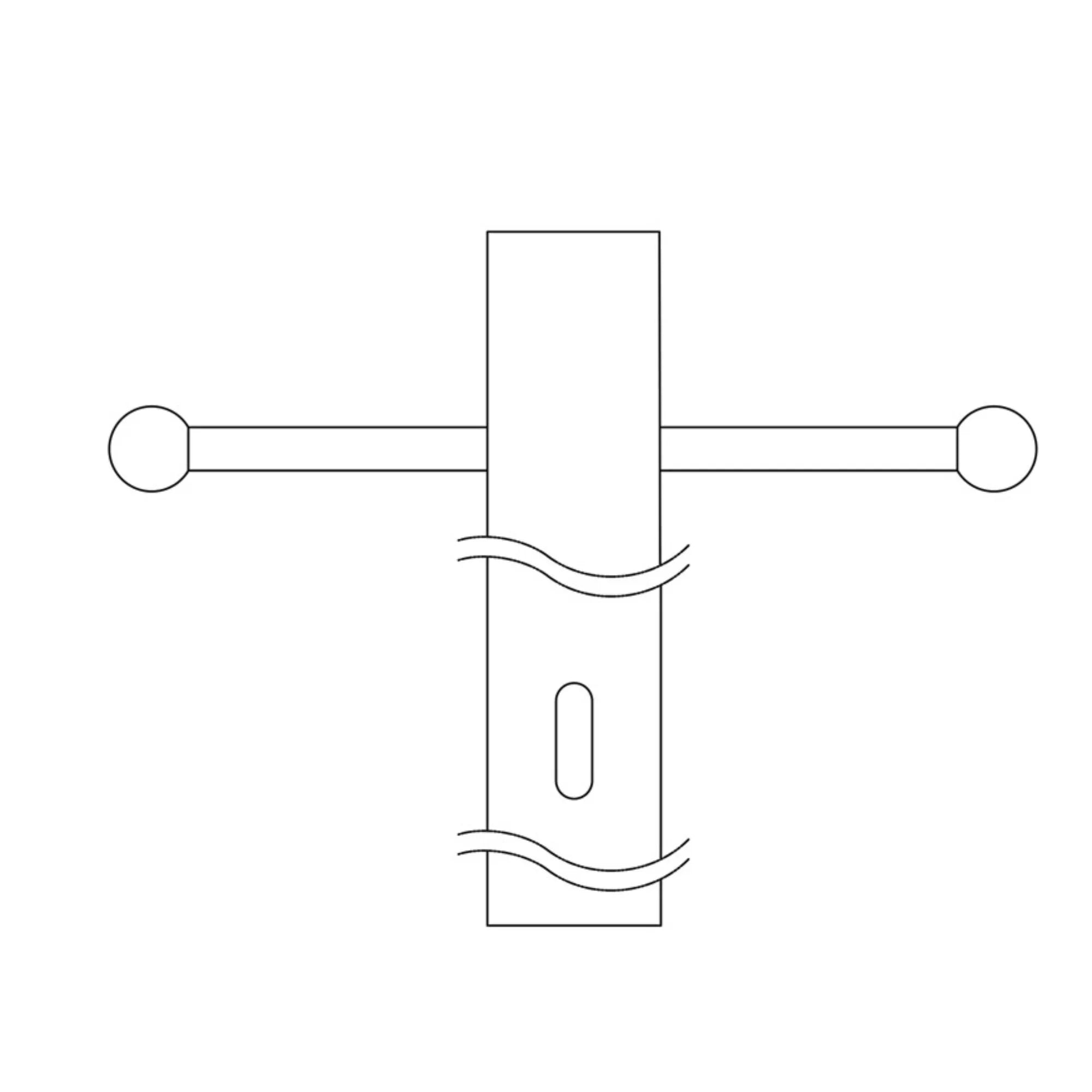 7 ft Light Post With Ladder Rest, Direct Burial, 3 in Round Aluminum Shaft, Bronze Finish - Bees Lighting