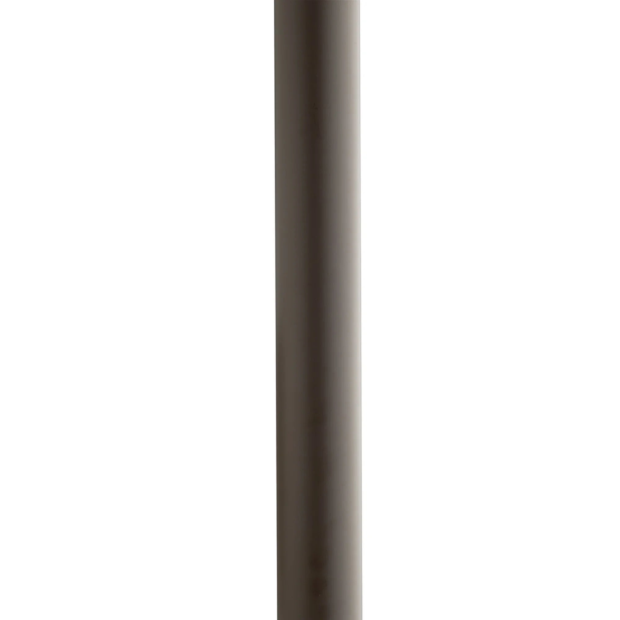 7 ft Light Post With Ladder Rest, Direct Burial, 3 in Round Aluminum Shaft, Bronze Finish - Bees Lighting