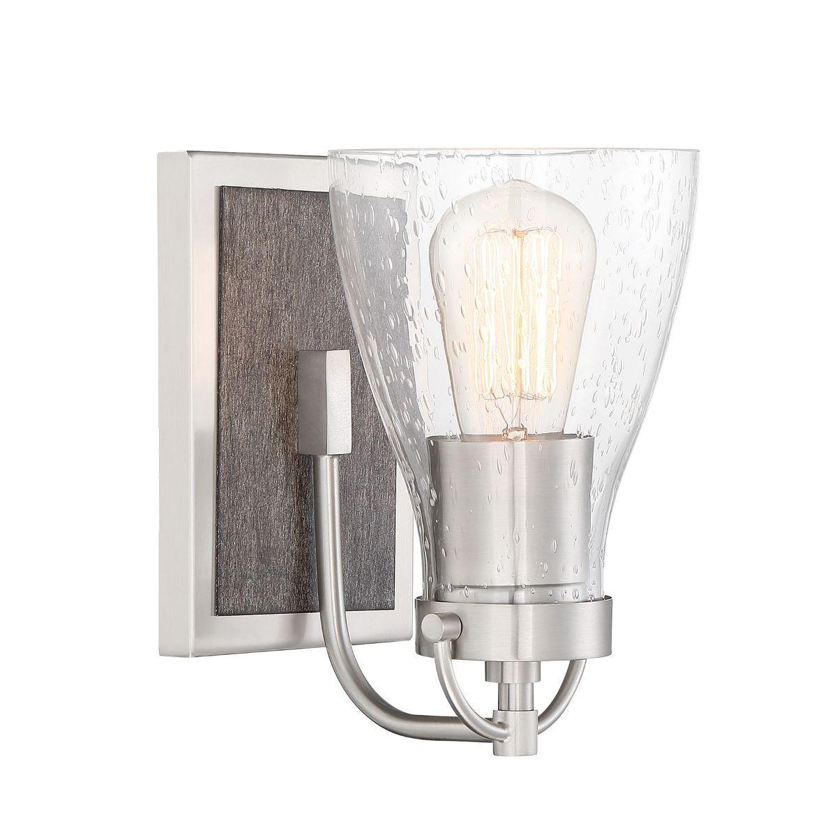 Garrison 9 in. Wall Sconce Brushed Nickel finish - Bees Lighting