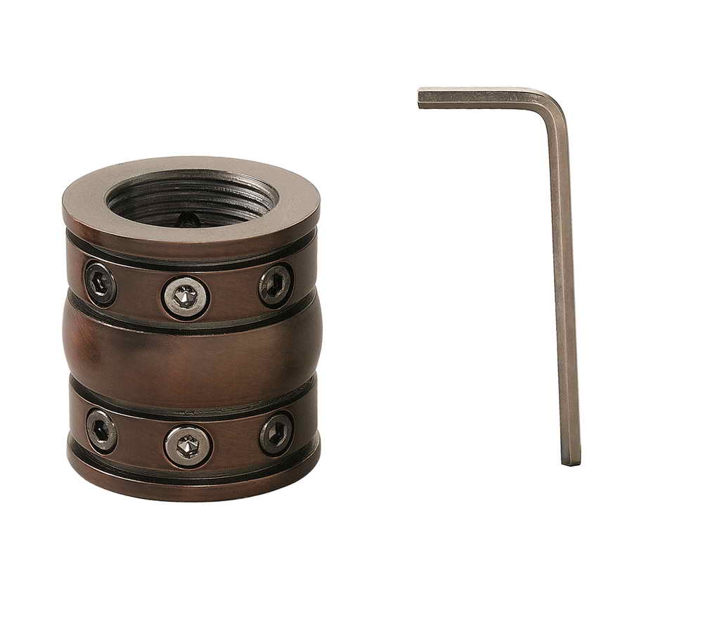 Decorative Ceiling Fan Coupler, Oil Brushed Bronze Finish - Bees Lighting