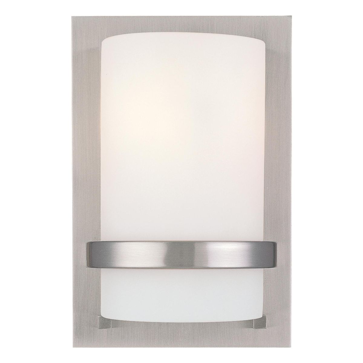 Fieldale Lodge 10 in. Wall Light Brushed Nickel finish - Bees Lighting