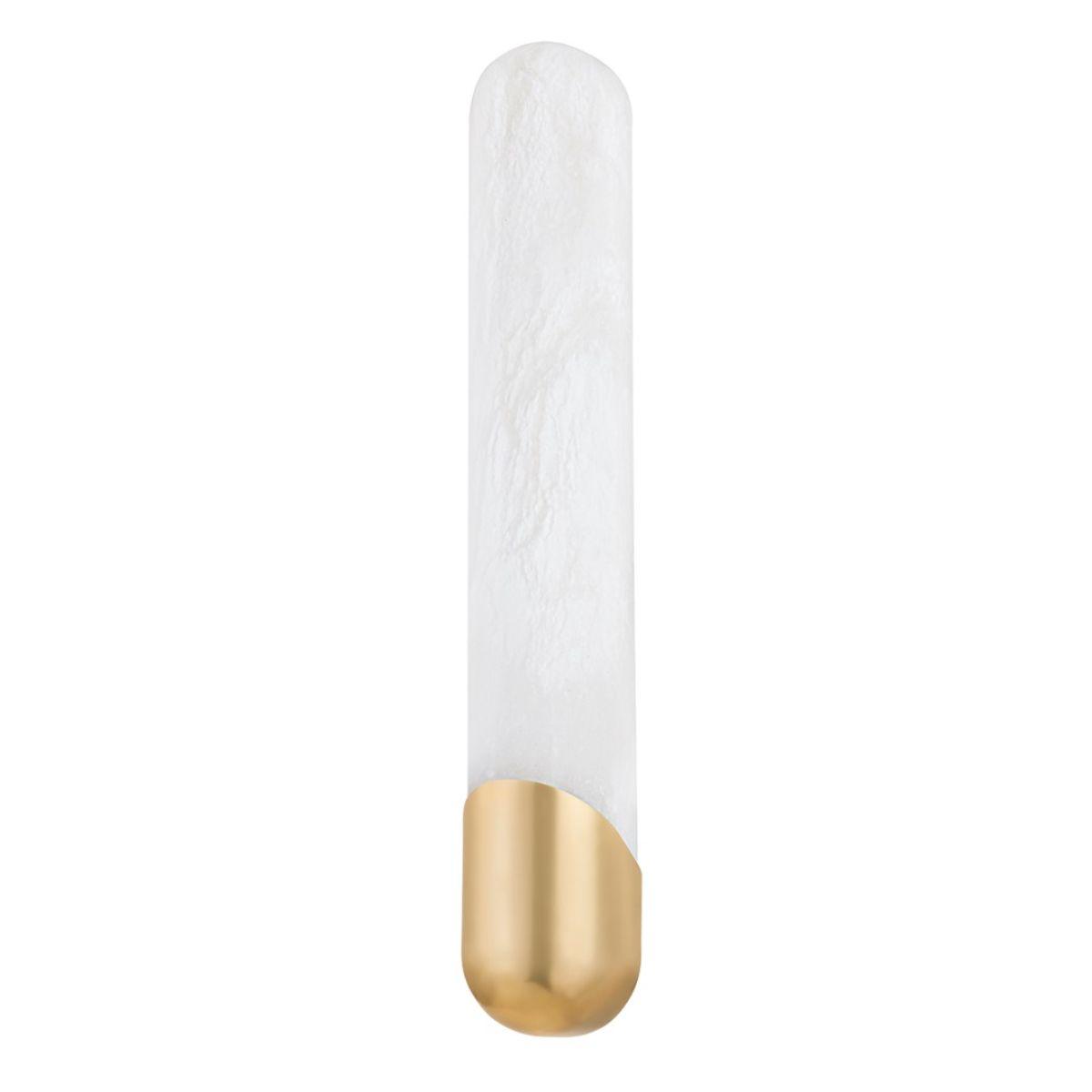 Rome 25 in. LED Wall Sconce vintage brass Finish - Bees Lighting