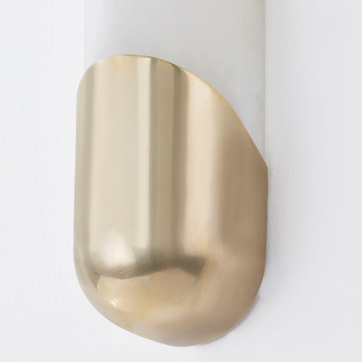 Rome 25 in. LED Wall Sconce vintage brass Finish - Bees Lighting