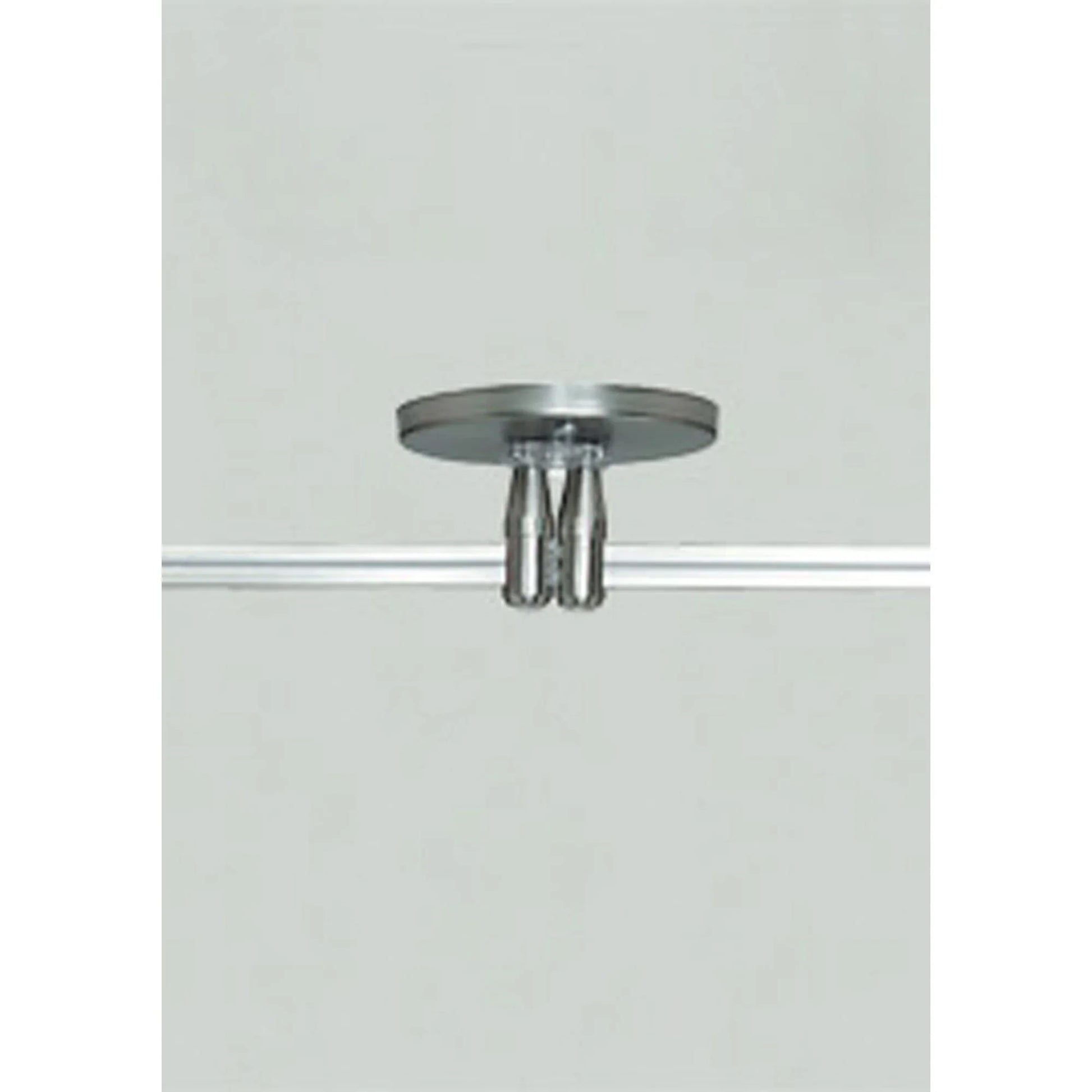 MonoRail 4" Round Power Feed Canopy Dual-Feed, Satin Nickel Finish - Bees Lighting