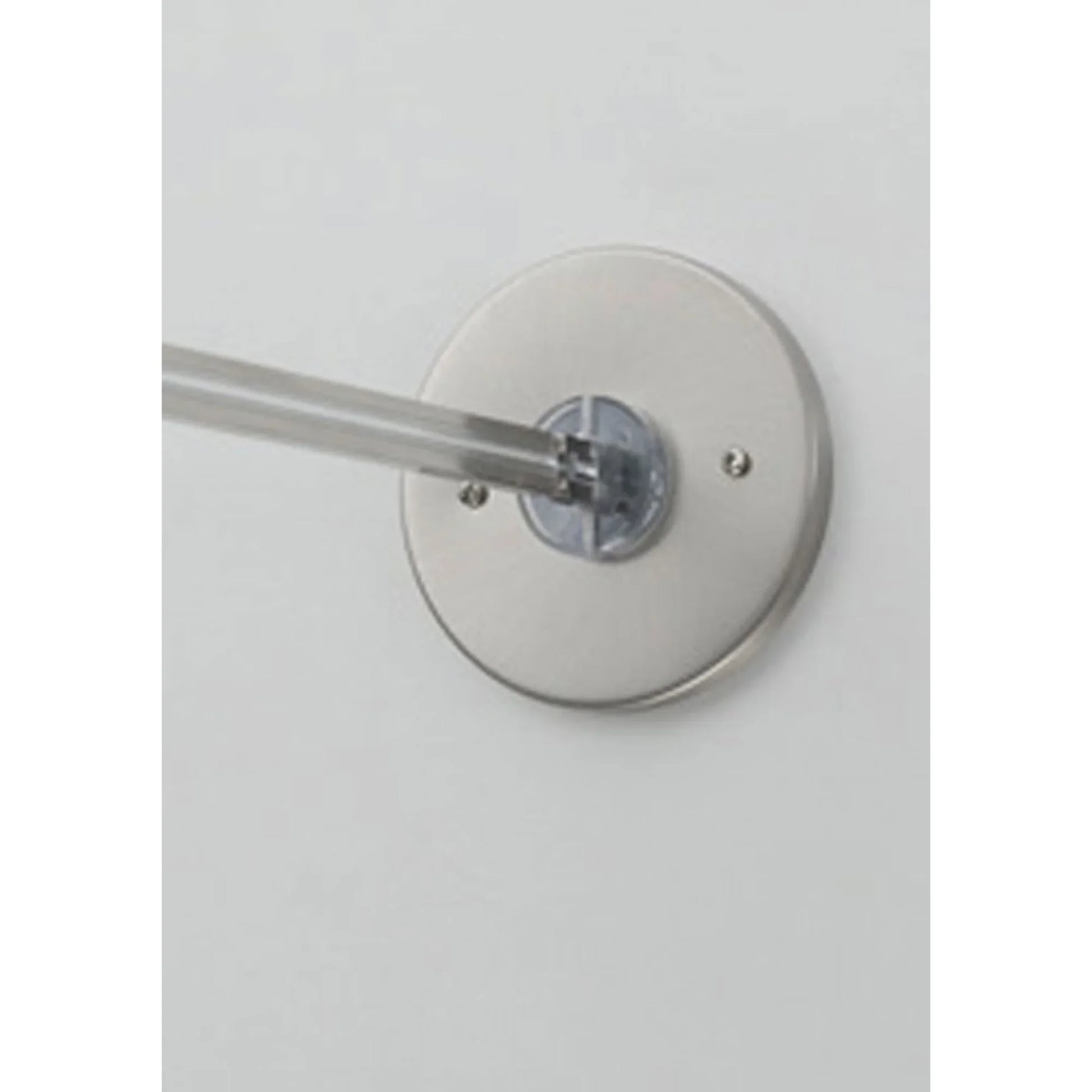 MonoRail 4" Round Direct-End Power Feed, Satin Nickel Finish - Bees Lighting