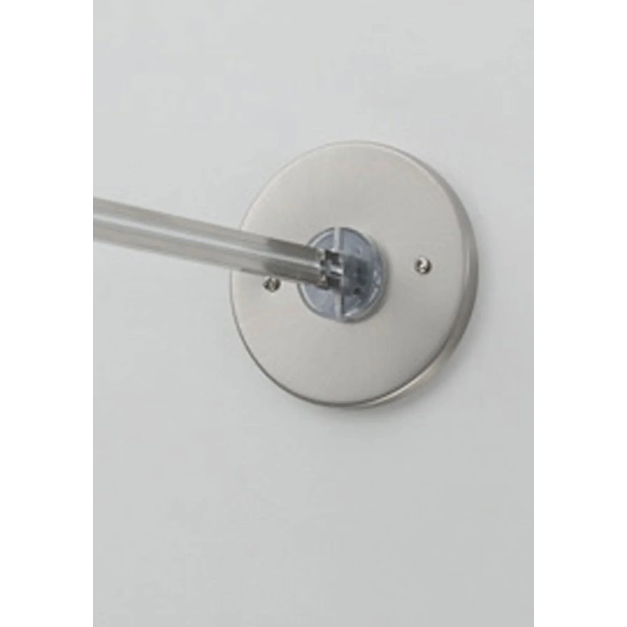 MonoRail 4" Round Direct-End Power Feed, Satin Nickel Finish - Bees Lighting