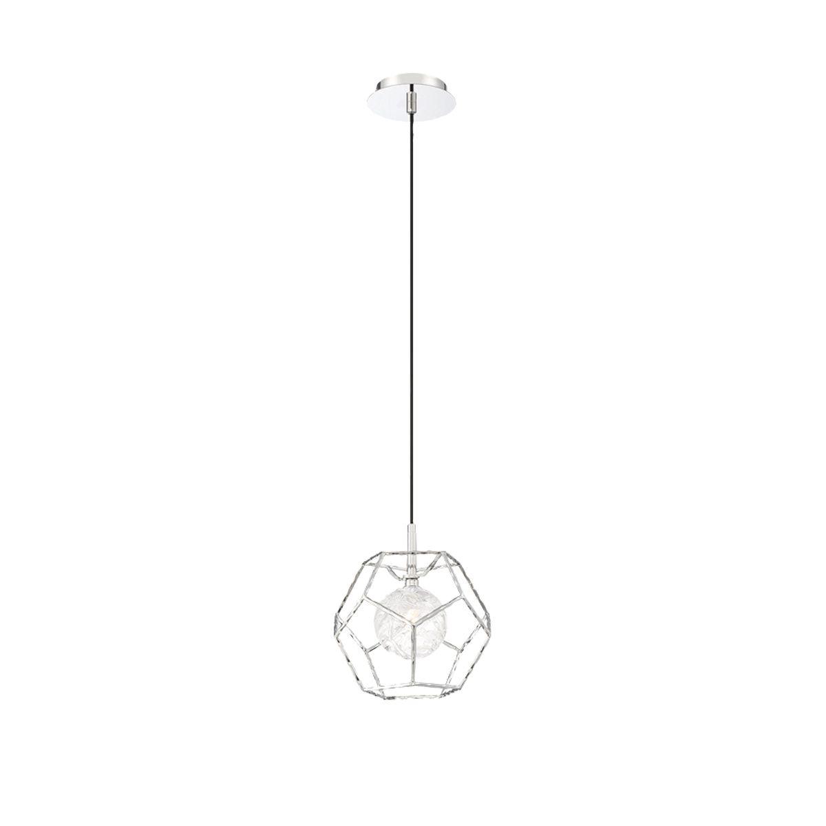 Norway 11 in. LED Pendant Light Chrome Finish - Bees Lighting