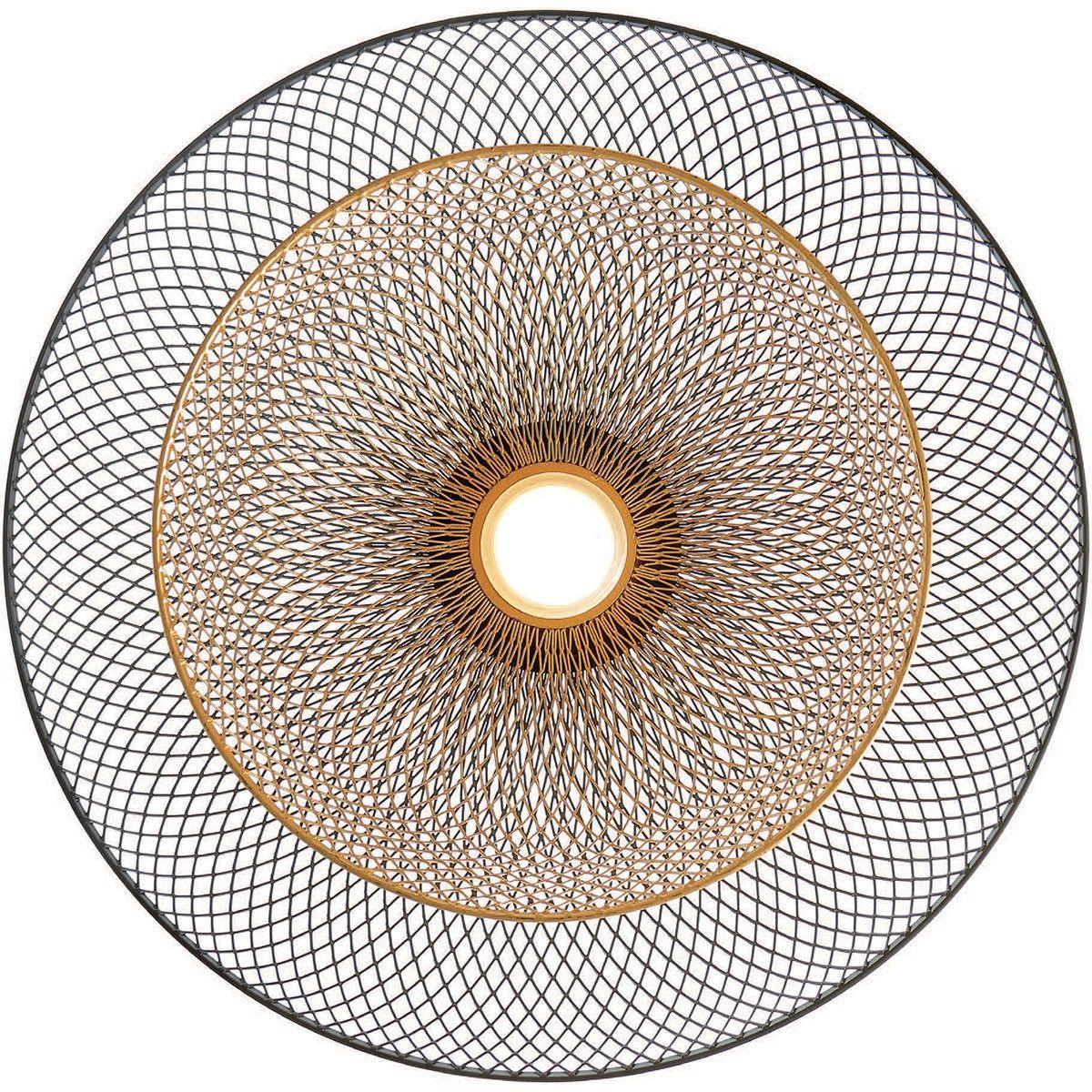 Kenmore 16 in. LED Pendant Light Black Finish - Bees Lighting