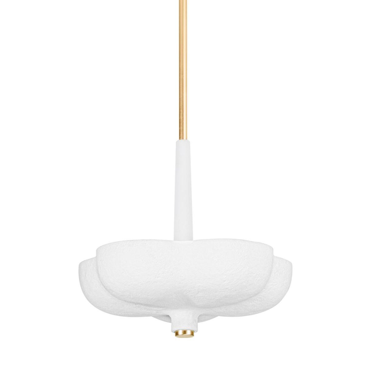 Rimini Pendant Light gold leaf Finish - Bees Lighting