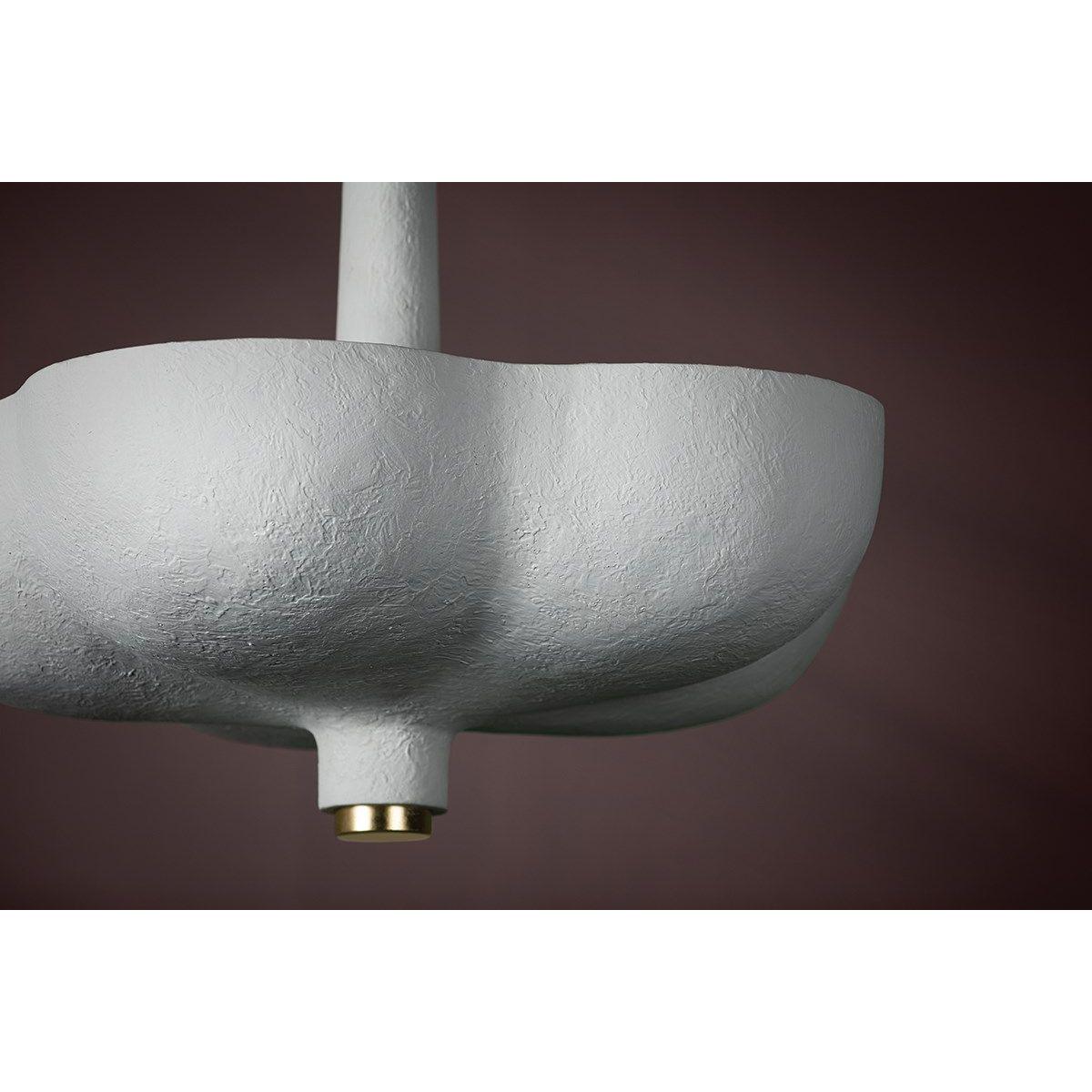 Rimini 20 in. 3 lights Pendant Light gold leaf Finish - Bees Lighting