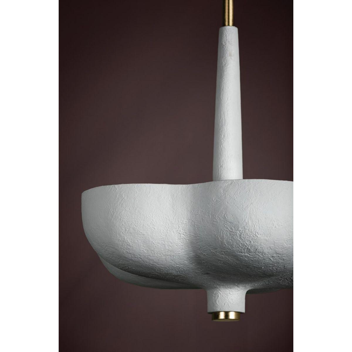 Rimini 20 in. 3 lights Pendant Light gold leaf Finish - Bees Lighting