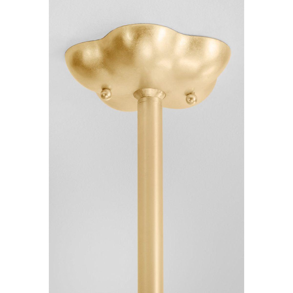 Rimini Pendant Light gold leaf Finish - Bees Lighting