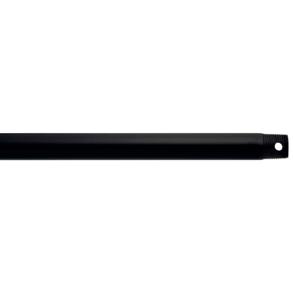 24 Inch Fan Downrod, Satin Black Finish - Bees Lighting