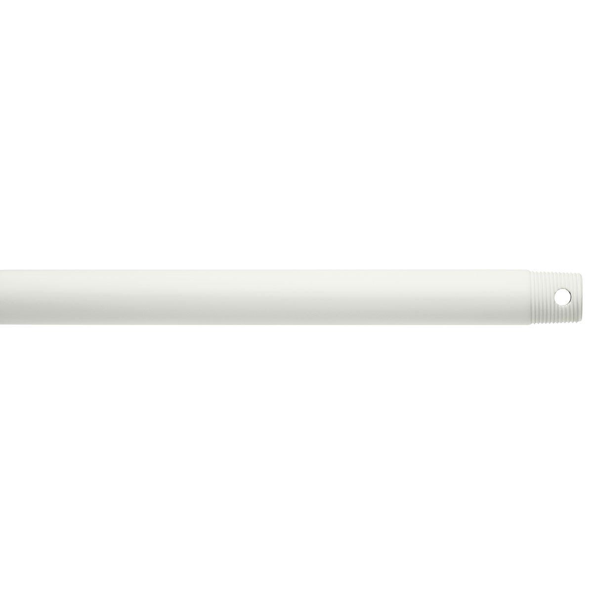 48 Inch Fan Downrod, Matte White Finish - Bees Lighting