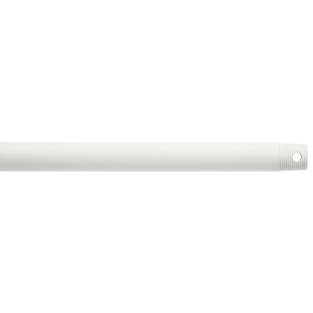 72 Inch Fan Downrod, Matte White Finish - Bees Lighting