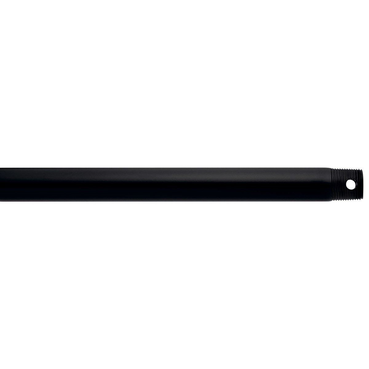 72 Inch Fan Downrod, Satin Black Finish - Bees Lighting