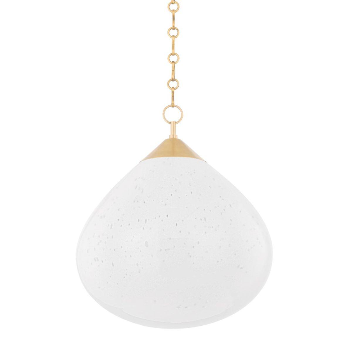 Semilla 18 in. Pendant Light vintage brass Finish - Bees Lighting