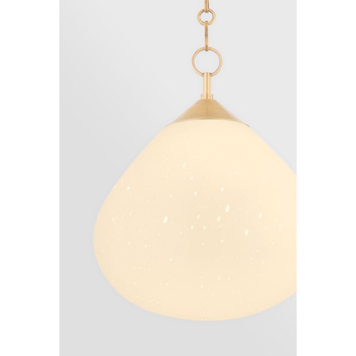 Semilla 18 in. Pendant Light vintage brass Finish - Bees Lighting