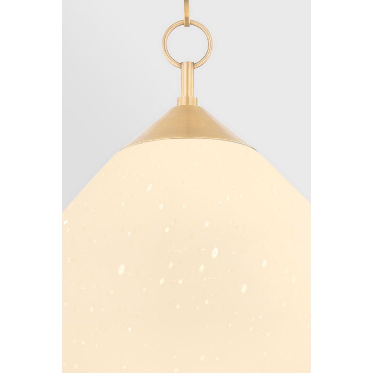 Semilla 18 in. Pendant Light vintage brass Finish - Bees Lighting